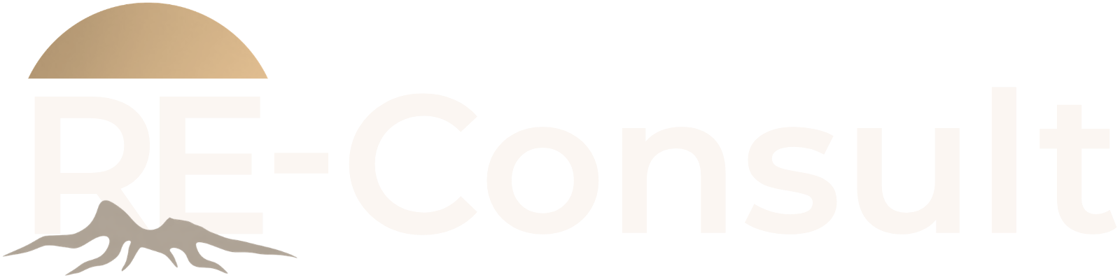 RE-Consult Logo in weiß für den Footer